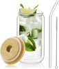 LIBWYS Double Wall Drinking Glass Cups by LIBWYS
