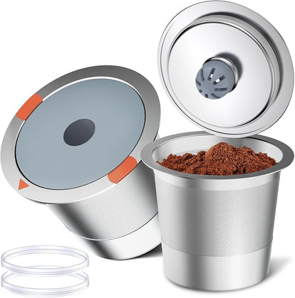 Noalto Reusable K Cups and Coffee Pods, Universal stainless steel k Cups by NOALTO