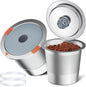 Noalto Reusable K Cups and Coffee Pods, Universal stainless steel k Cups by NOALTO