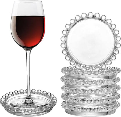 Fasmov 10 Pack Crystal Coasters Drink Coaster - Image 3