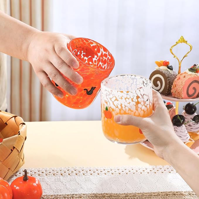 Skylety 2 Pcs Halloween Icon Juice Glasses - Image 4
