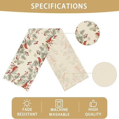 c Burlap Table Runner Seasonal Spring Fall Kitchen Dining Linen Table Decoration - Image 6