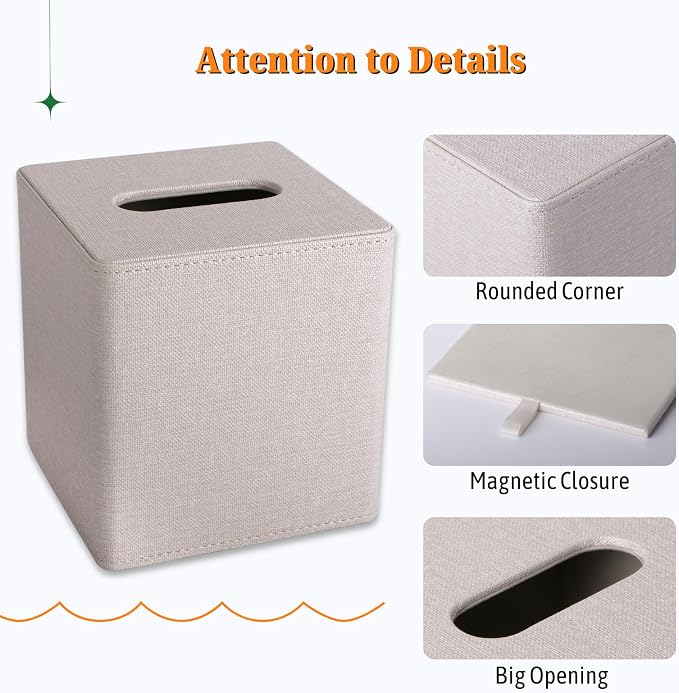 LAMOTI Tissue Box Cover Square - Image 2