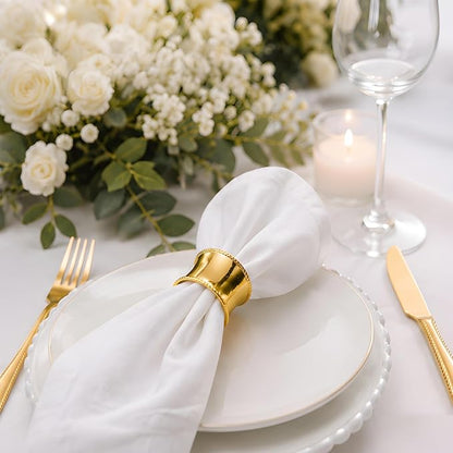 Durable Metal Iron Napkin Rings - Image 7