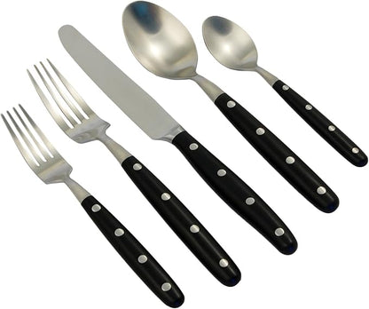 Ginkgo International Lyon 5-Piece Stainless Steel Flatware Place Setting - Image 2