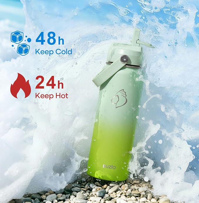 BUZIO 24 oz Insulated Stainless Steel Water Bottle - Image 3