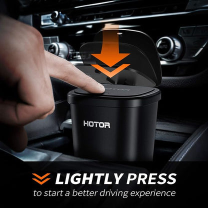 HOTOR Car Trash Can with Lid, 30 Trash Bags, Office & Home, Suitable - Image 2
