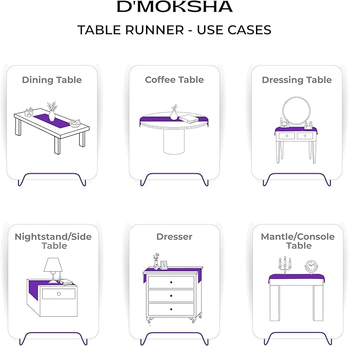 Signature Linen™ by D'Moksha Sage Green Table Runner 36 Inches, 100% Pure Linen - Image 6
