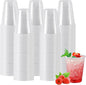 500 Pack 7 oz Plastic Cups, Disposable Drinking Cups, Water Cups Plastic Clear Cups for Party, Wedding, Graduation, Travel, Holiday, Events, Birthday,Cold,Hot