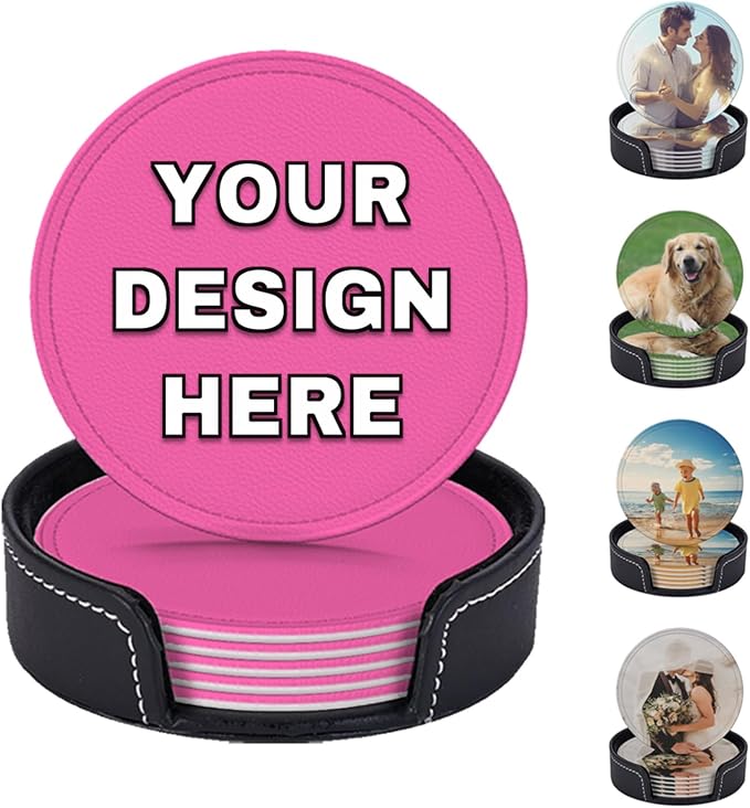 Personalized Drink Coasters by YHPHRTA