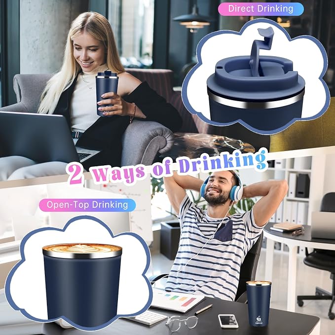 17oz Insulated Travel Coffee Mug - Image 7