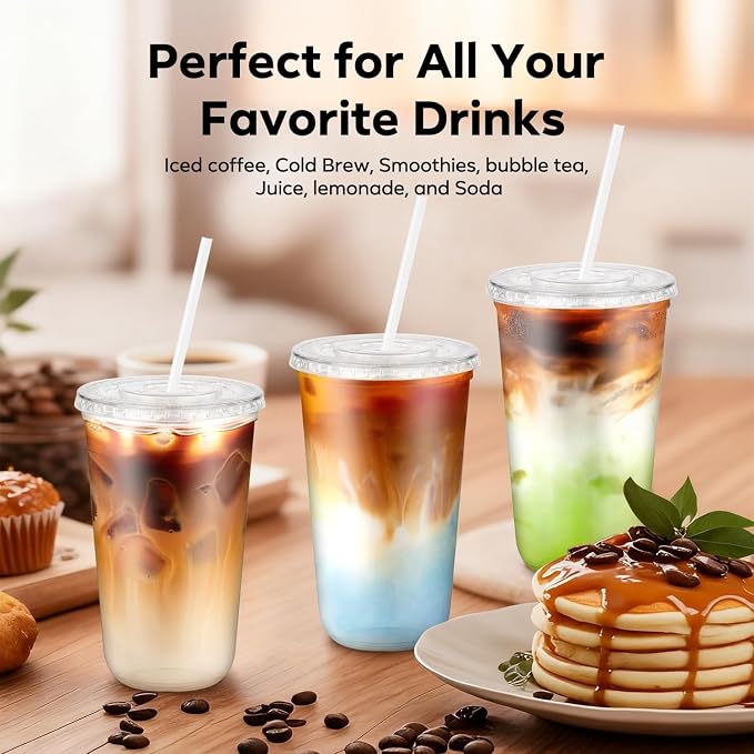 100 Pack 18 oz Plastic Cups - Image 3