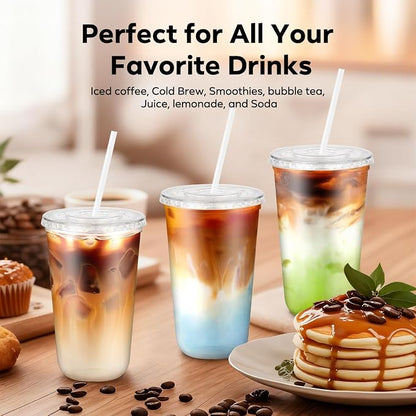 100 Pack 18 oz Plastic Cups - Image 3