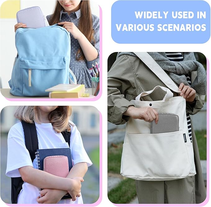 Period Bag for Teen Girls, Canvas Sanitary Napkin Storage Bag - Image 6