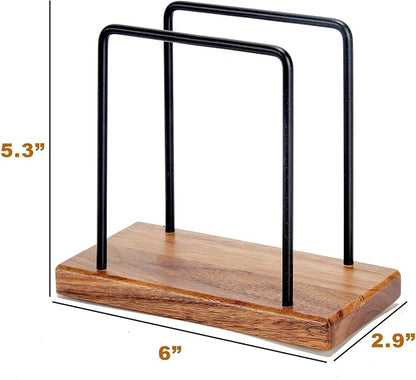 Acacia Wood Napkins Holder - Image 2