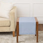 Solino Home 100% Pure Linen Table Runner Sky Blue Hemstitch, 14 x 36 in | by SolinoHome