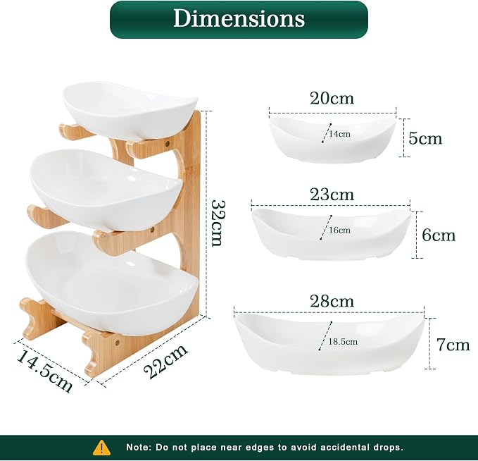 SEVEN SPARTA Fruit Bowl for Kitchen Counter - Image 2
