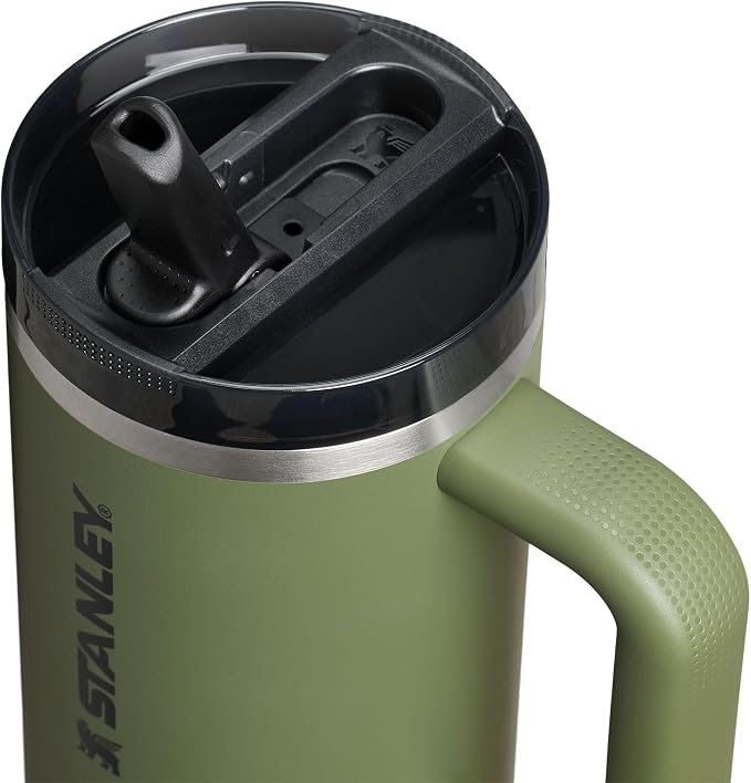 STANLEY Quencher ProTour Flipstraw Tumbler, 30 oz, Dried Pine | Built-In Straw - Image 2