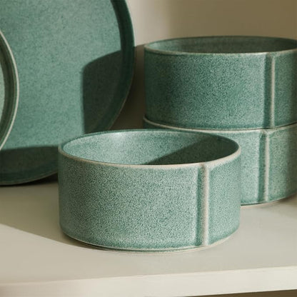 Stone Lain Bao 24-Piece Dinnerware Set Stoneware, Plates and Bowls Set - Image 5