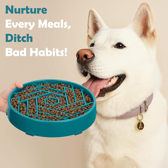 TOBYTO Slow Feeder Dog Bowls Large Medium Breed, Anti-Choking Slow Eating Dog - Image 6