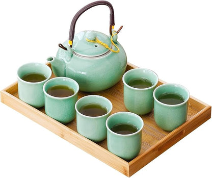 Japanese Tea Set for Adults, Japanese Gongfu Tea Set by REOWONU