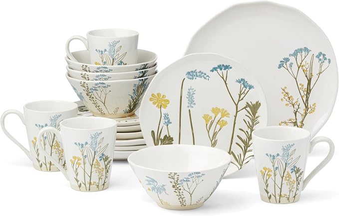 Lenox Dinnerware Sets, Wildflowers 16-Piece Dinnerware Set, Service - Image 6
