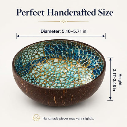 Natural Coconut Bowl Key Decorative - Image 3