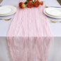 Pink Cheesecloth Table Runner Summer Halloween Christmas 10Ft Cheese Cloth by Euphonium