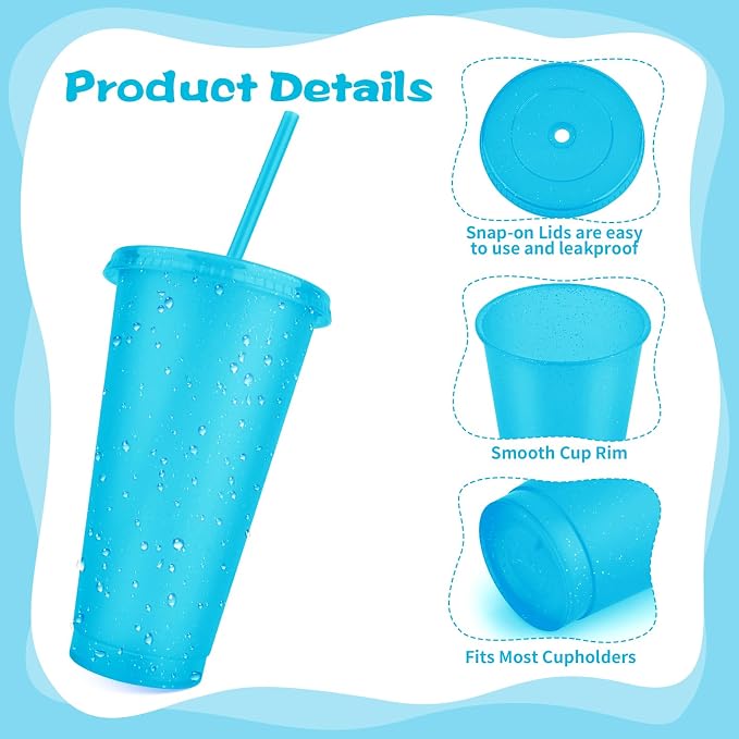 Hxezoc 16 Piece Reusable Cups - Image 7