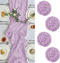 IVAPUPU Purple Table Runner 120 Inch by IVAPUPU