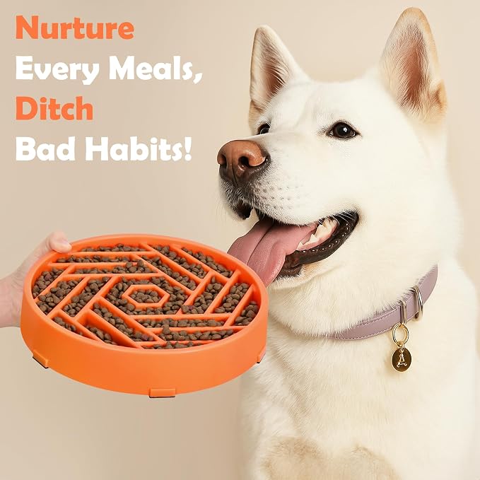 TOBYTO Slow Feeder Dog Bowls Large Medium Breed, Anti-Choking Slow Eating Dog - Image 6