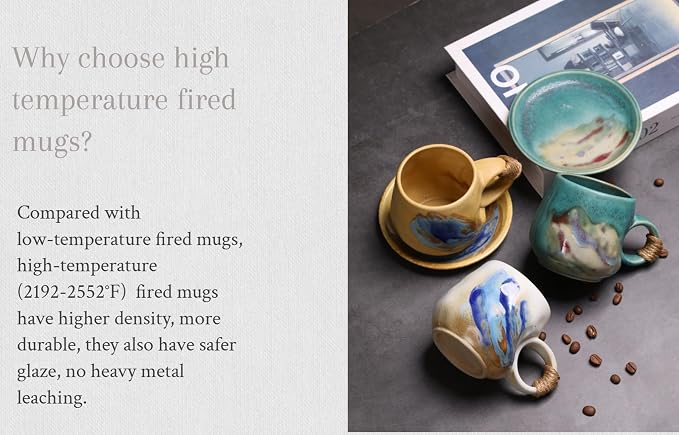 Little handmade ceramic pottery tea cup - Image 4