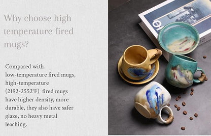 Little handmade ceramic pottery tea cup - Image 4