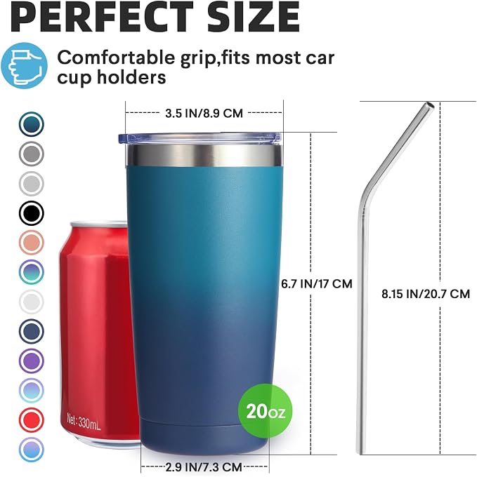 Volhoply 20oz Stainless Steel Tumbler - Image 2