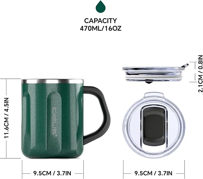 Ideus 16 oz Insulated Coffee Mug - Image 5