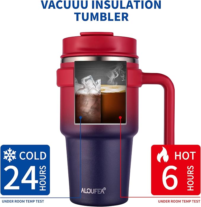 20 oz Insulated Travel Coffee Mug Tumbler - Image 4