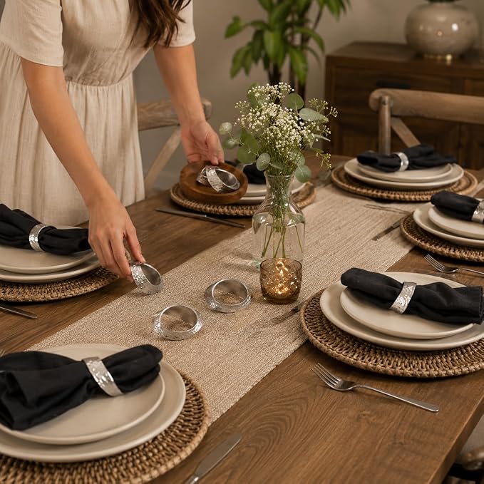 Mobius Metal Napkin Rings - Image 8
