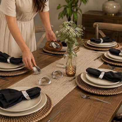 Mobius Metal Napkin Rings - Image 8