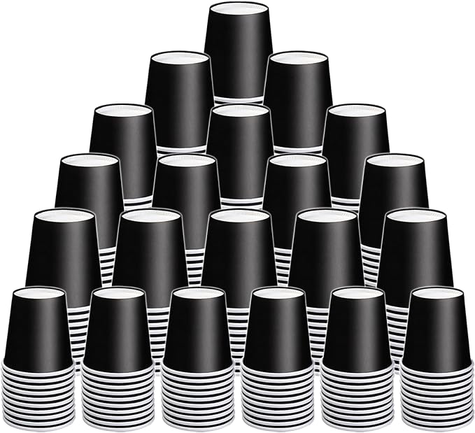 300 Count 3 Oz Mouthwash Cups, Small Disposable Cup, Espresso Cup by Huaiid