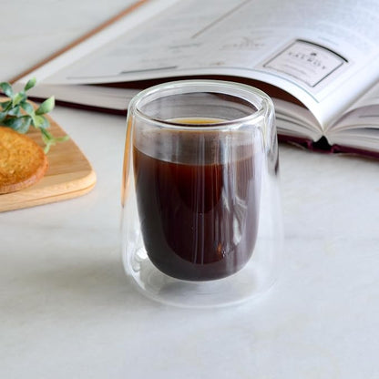 Youngever 2 Pack 5.5 Ounce Espresso Cups, Double Wall Thermo Insulated Espresso - Image 4