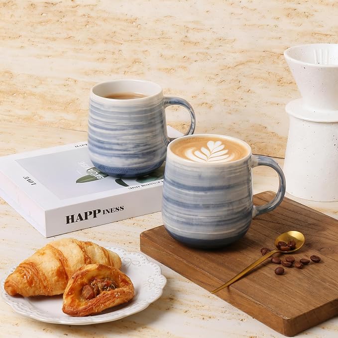 Coffee Mugs, 12oz Modern Cups - Image 7