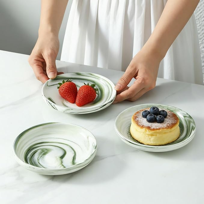 3 PCS Ceramic Cat Bowls, 5.5 in Pet Bowl Cat Dishes - Image 6