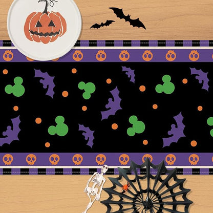 Seliem Halloween Bat Table Runner, Funny Holiday Burlap Home Decoration Indoor - Image 4