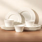 Dinnerware sets plates and bowls sets modern plates,Ceramic Dinnerware Sets,12 Pieces Porcelain Lightweight Plates,Scratch Resistant Dish Set (style - 6, 4 - Set (12pcs))