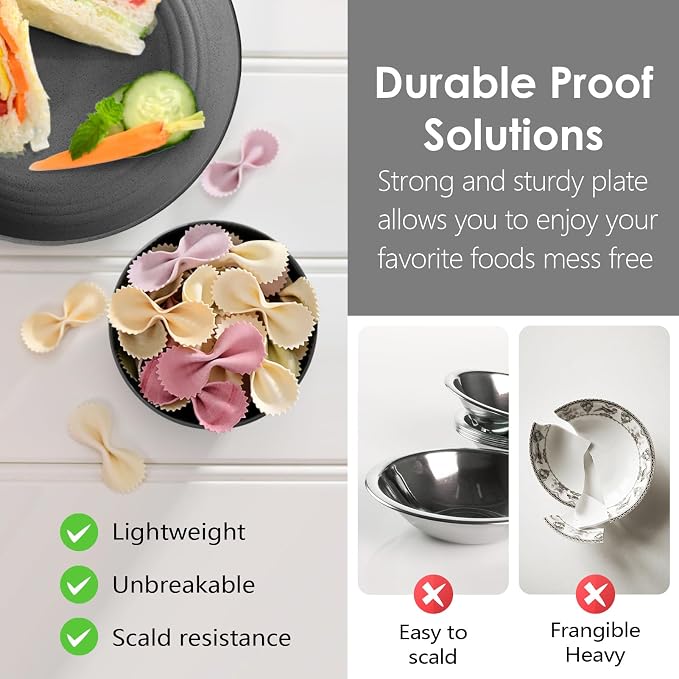 Teivio 32-Piece Plates and Bowls Sets - Image 5
