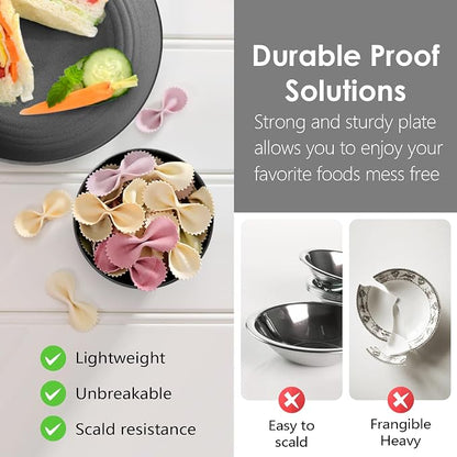 Teivio 32-Piece Plates and Bowls Sets - Image 5