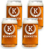 Personalized Gifts for Men - Engraved Beer Glasses - Custom Etched Pint Glass Gifts for Guys, Women - Great for Husband, Couples, Dad - Valentine's, Housewarming