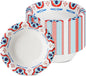 30 Pcs Small Paper Bowls, 8 oz Disposable Bowls, Soak Proof, Cut Proof by DTFMZOV