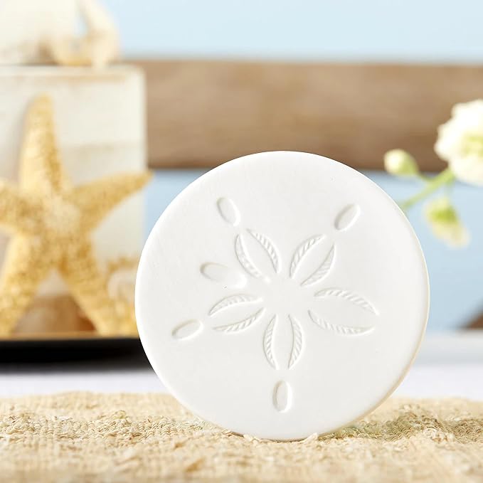 Kate Aspen By The Shore Sand Dollar Coaster – Coastal Decor & Beach Wedding - Image 2