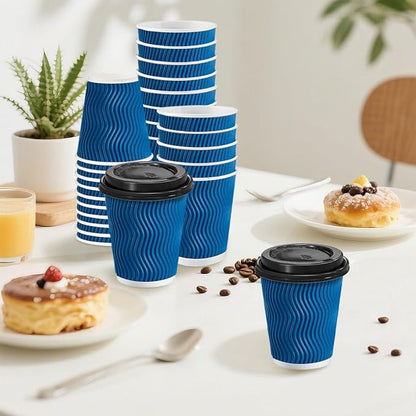 Clawsoff 100 Pack 8 oz Coffee Cups - Image 6